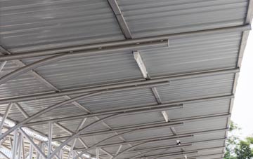 installing Low Thornley metal roofing